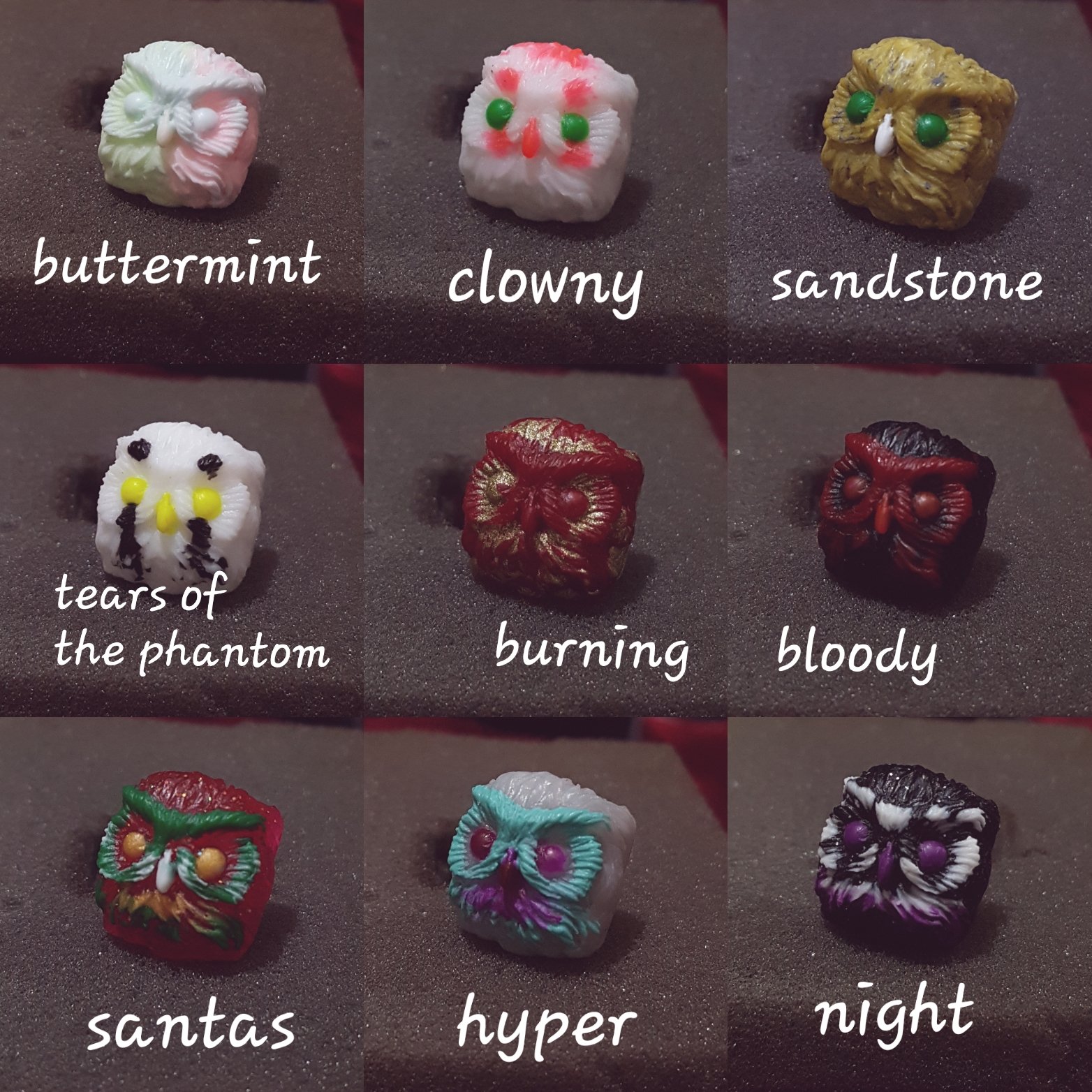 owl artisan keycap