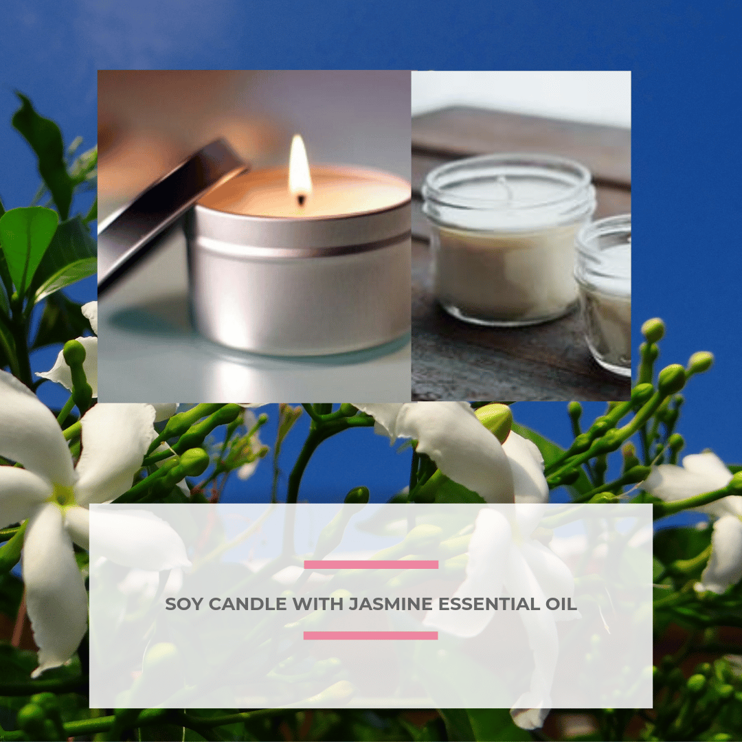 Image of Soy Candle with Jasmine Essential Oil