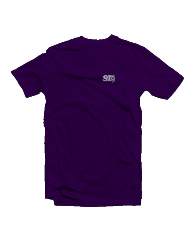 Image of STA ONE SCOOP TEE EGGPLANT