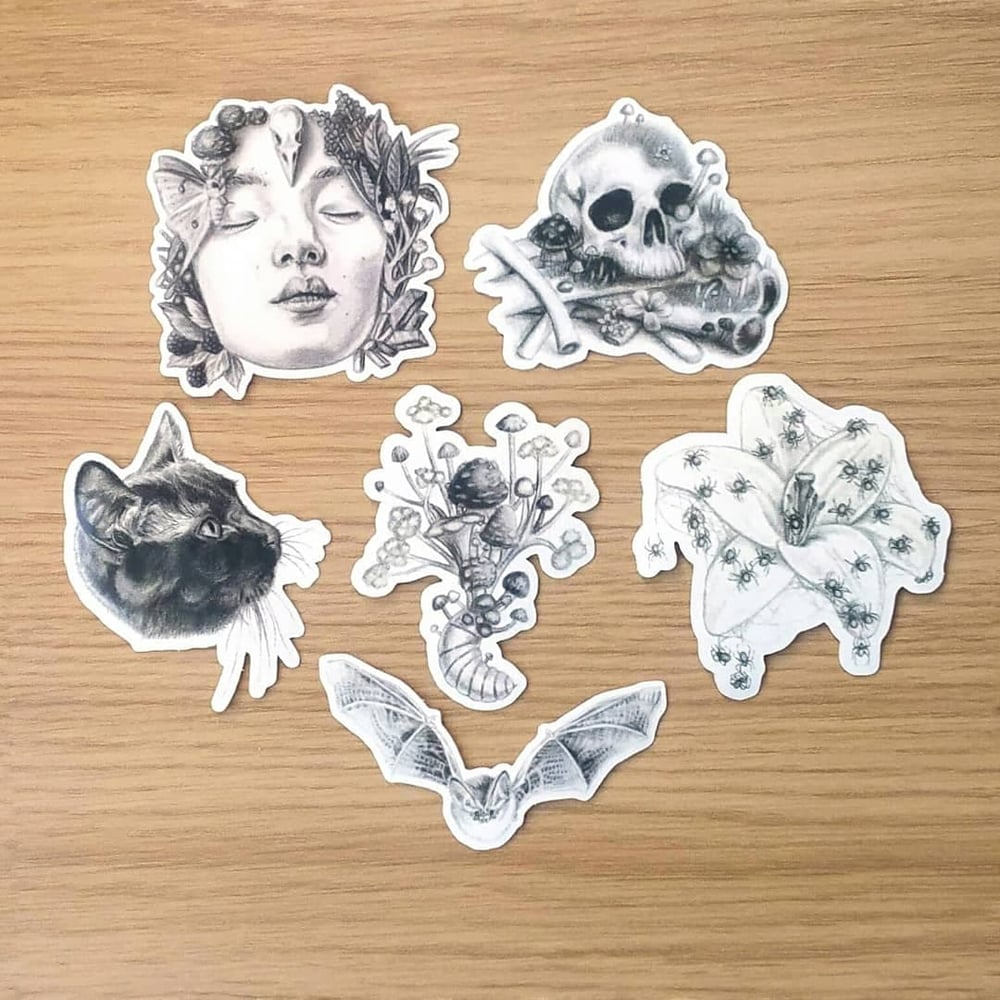 Image of Drawlloween Stickers