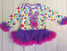 Image of ROCK BOTTOM BLOWOUT SALE Bunny Tutu Onesie - Sizes 6-24m 