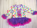 Image of ROCK BOTTOM BLOWOUT SALE Bunny Tutu Onesie - Sizes 6-24m 