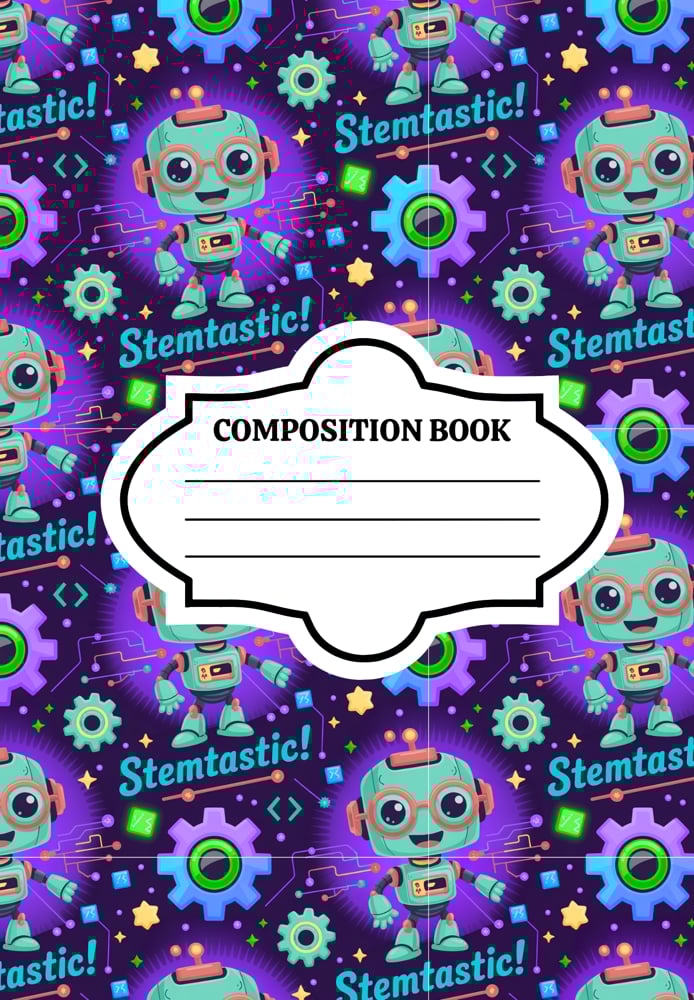 Image of Custom Back-to-School Composition Books & Binders – Premium Vinyl Finish