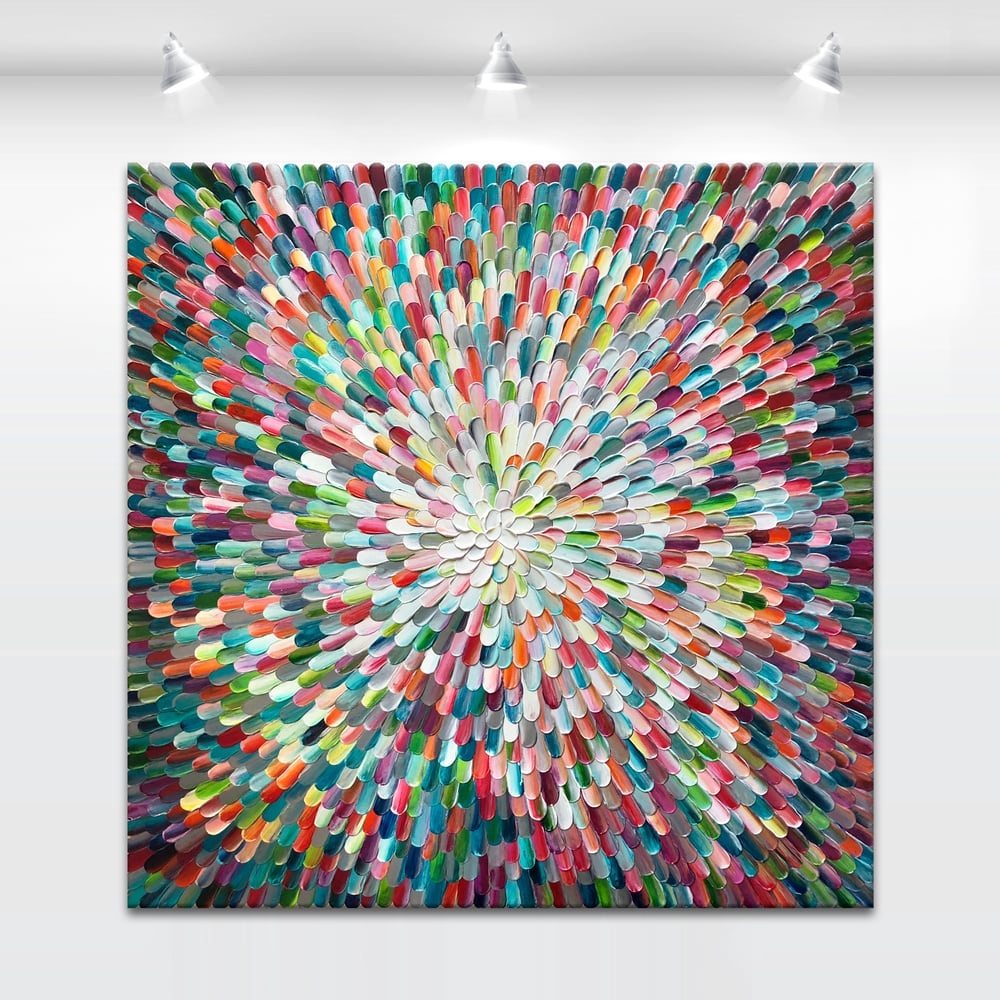Image of Sanctum universum II - 101x101cm