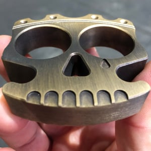 Image of 🐻King of skulls 🐻ANTIQUE BRASS 