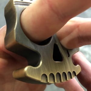 Image of 🐻King of skulls 🐻ANTIQUE BRASS 