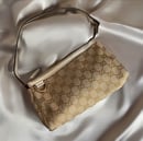 Image 1 of Gucci bag with gold metallic leather handle