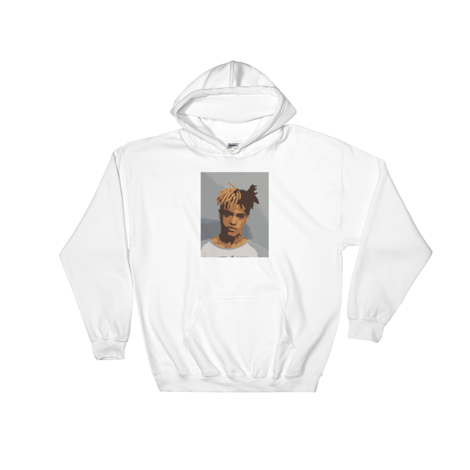 Image of XXXTENTACION Mugshot Hoodie White