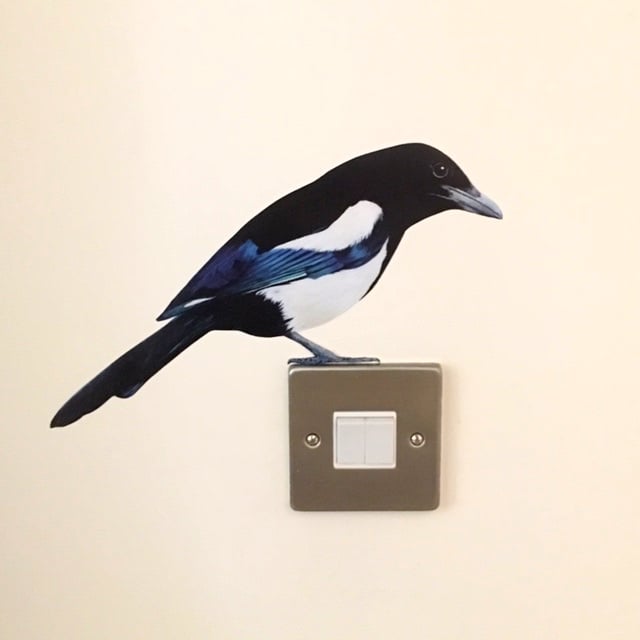 Image of Mordor Magpie ~ Wall sticker 