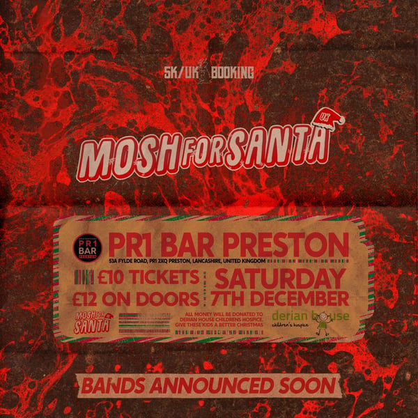 Image of Mosh for Santa UK - All Day Charity Event