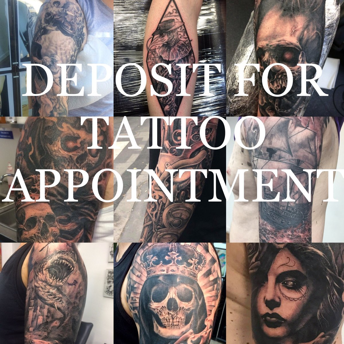 TATTOO DEPOSIT DannyBrownTattoos