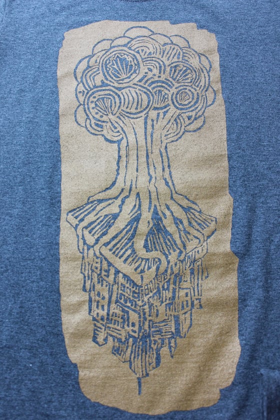 Image of 'Deep Rooted' Girl's T-Shirt Gold/Graphite