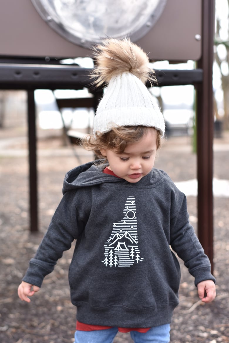 Image of Kids/Toddler Camping Logo Hoodie