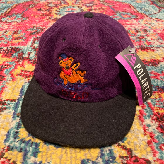 Image of Original Grateful Dead 90’s Bear Fleece Hat! 