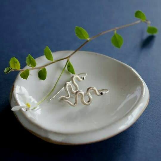 Image of Mini Serpent Drop Earrings