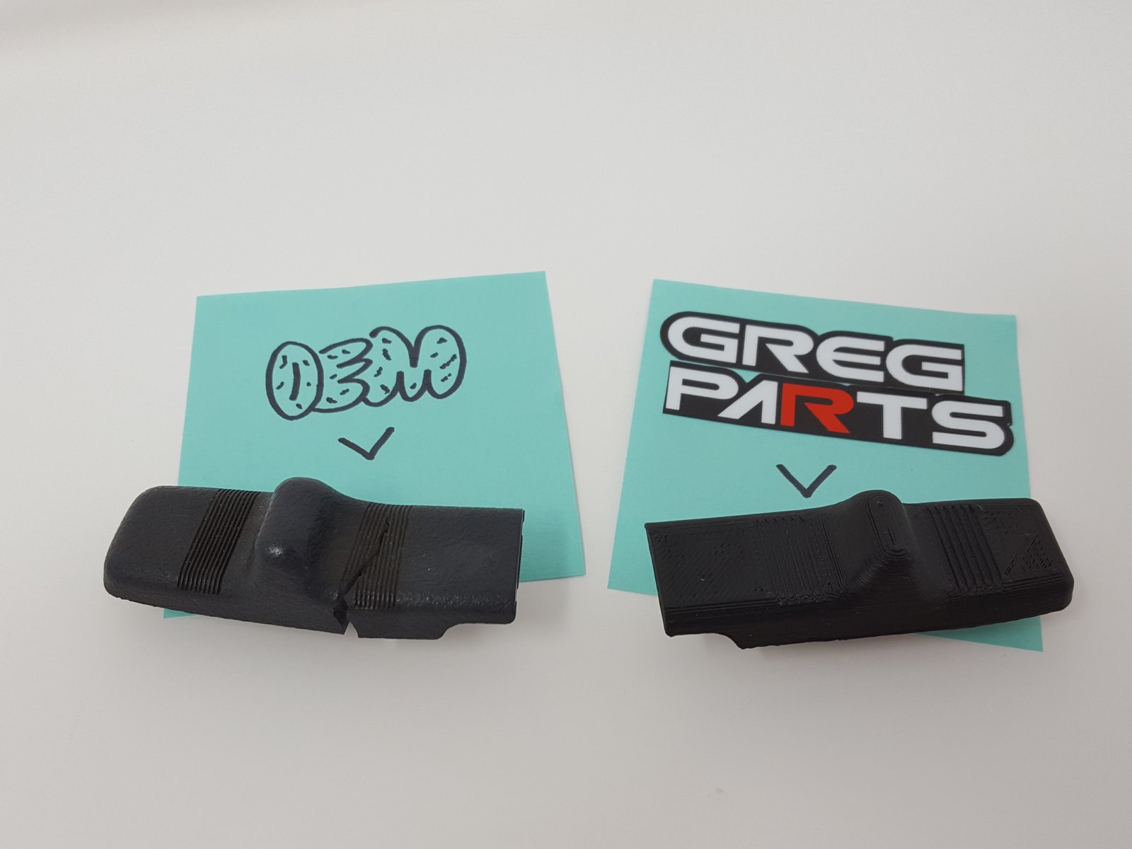Honda Civic EF Hatch Rear Cargo Shelf Locking Tabs | 3d Printed