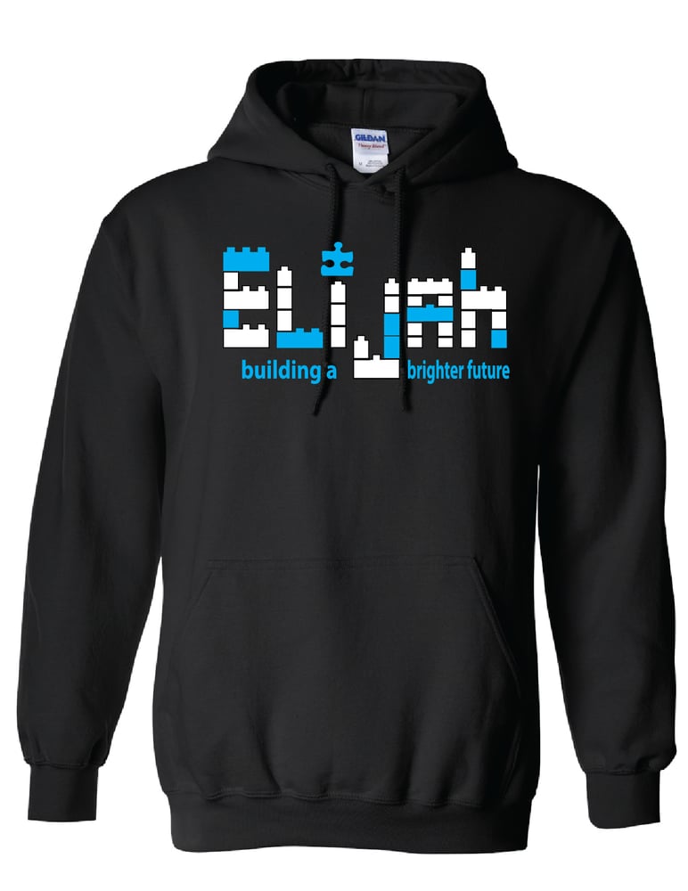 Image of Black Hooded Sweatshirt