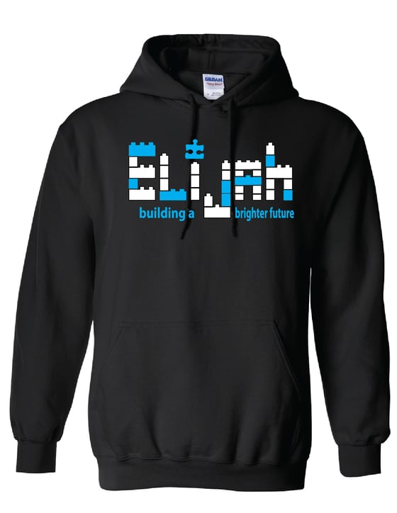 Image of Black Hooded Sweatshirt