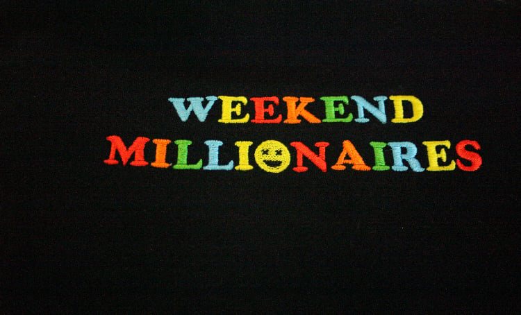 Weekend Millionaires Hoodie Midnight Black