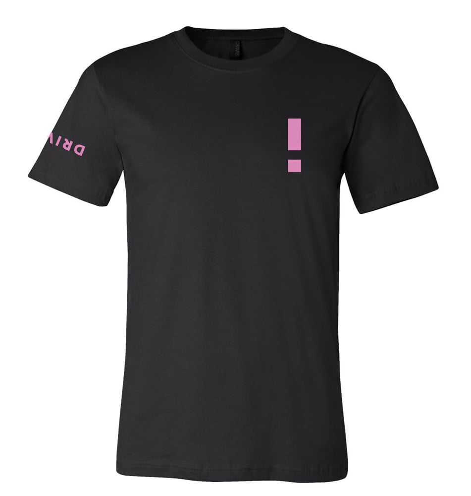 Image of Pink ! with sleeve logo (+free sticker)
