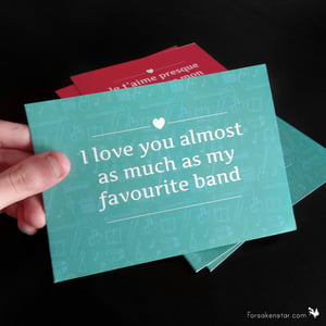 Image of Music lover cards - (English or French)