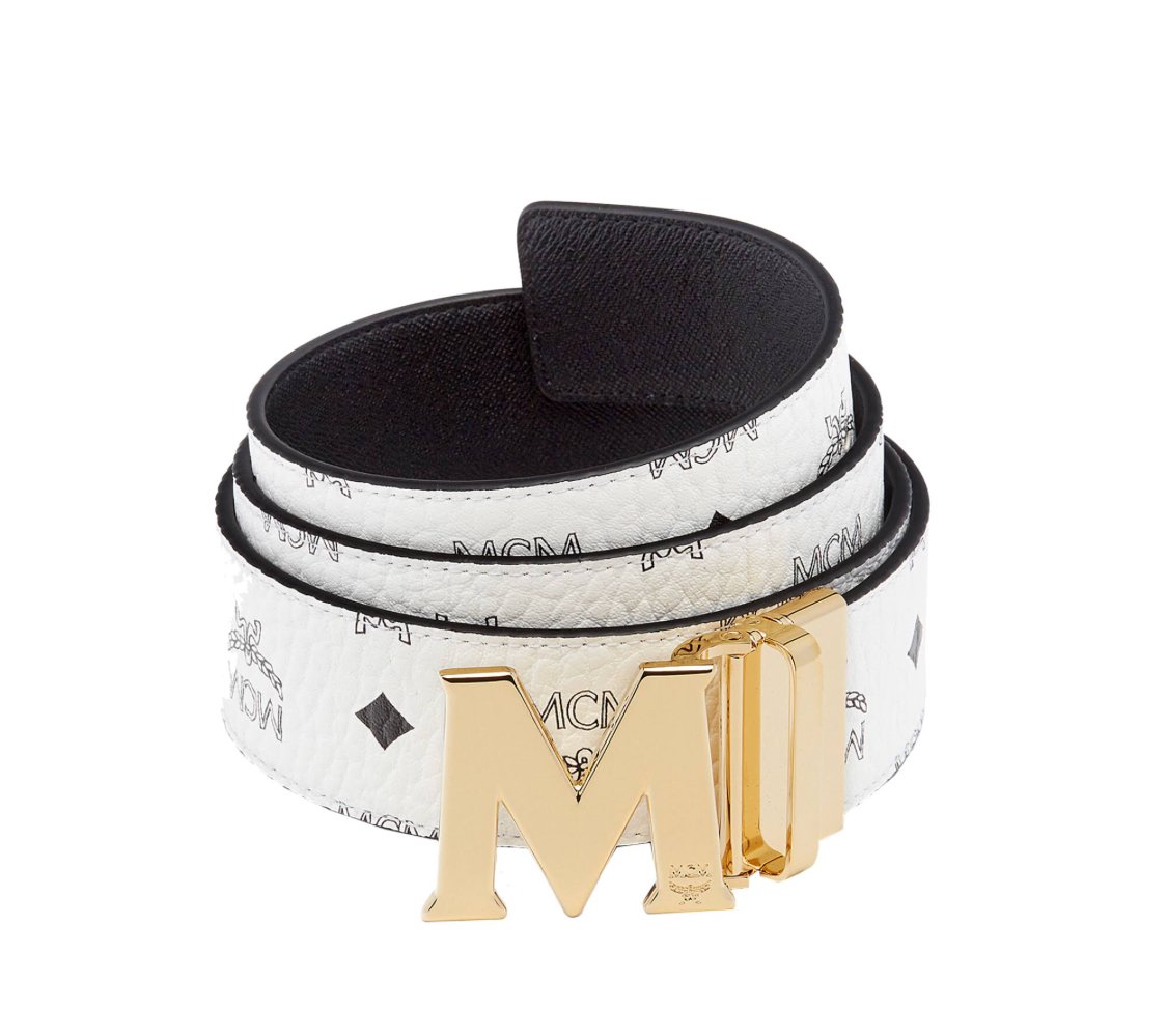 Image of MCM Belt/white 