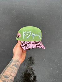 Image 1 of  GREEN TEA JAPANESE BLOSSOM LA DODGERS A FRAME CUSTOM