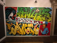 Image 2 of Inkie & Soker - Bristol to Bologna A3 Print