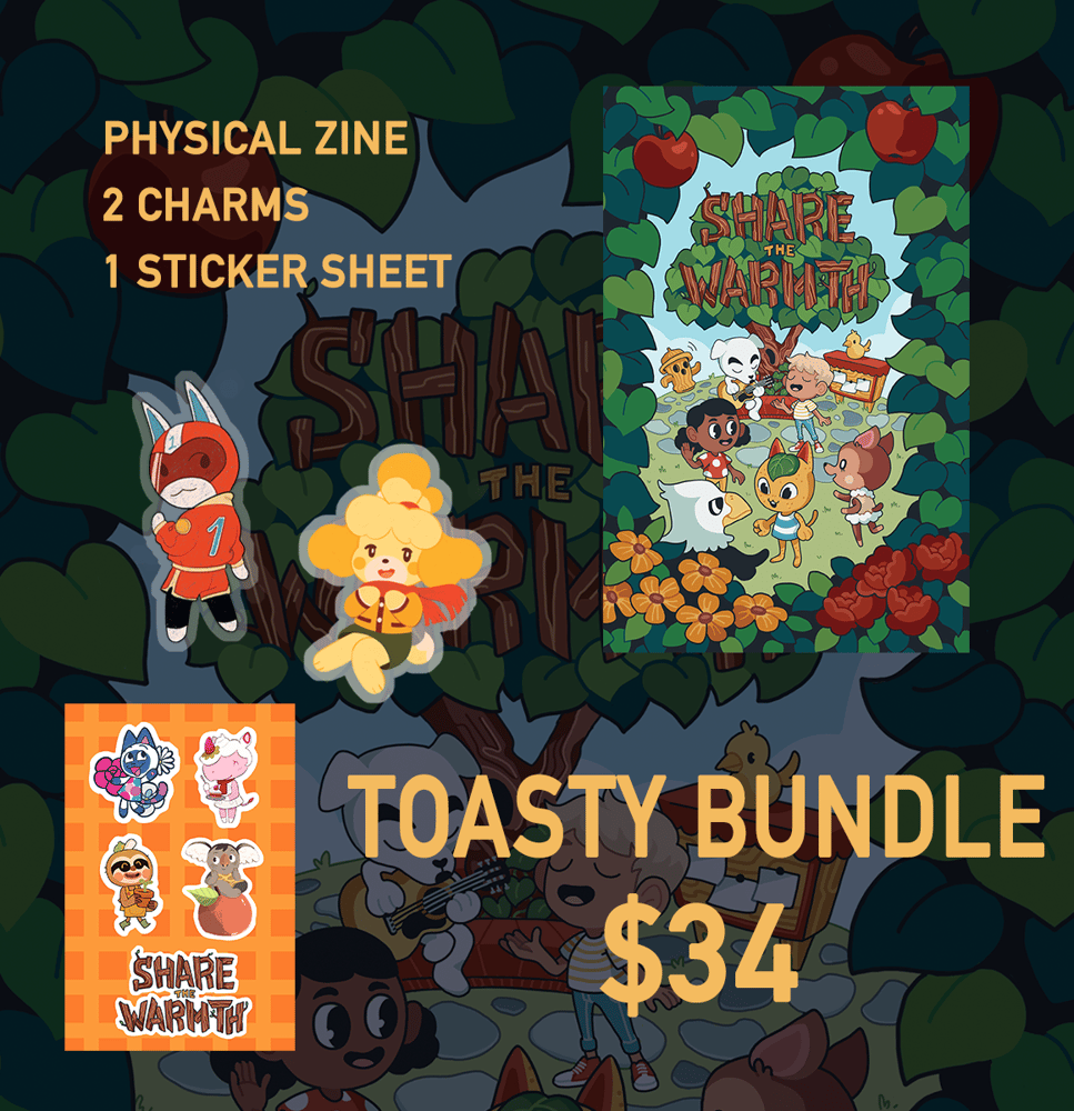 Image of Share the Warmth Zine-Toasty Bundle