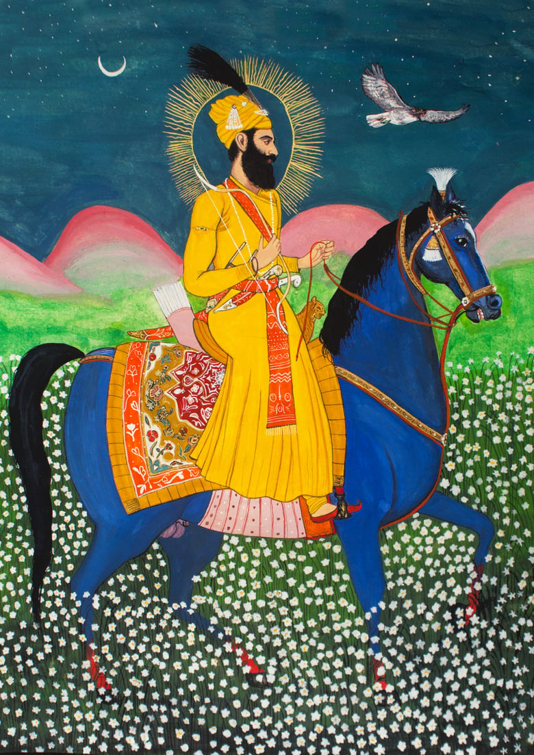 Image of Fine Art Print - Badshah Darves Guru Gobind Singh Ji - A4