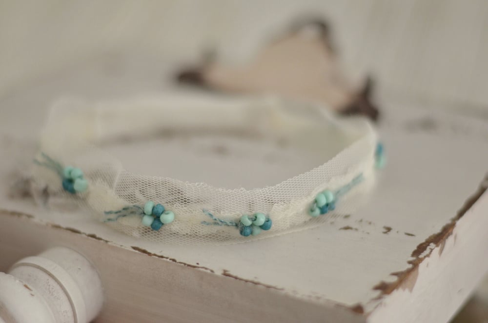 Image of Tulle and beads headband 