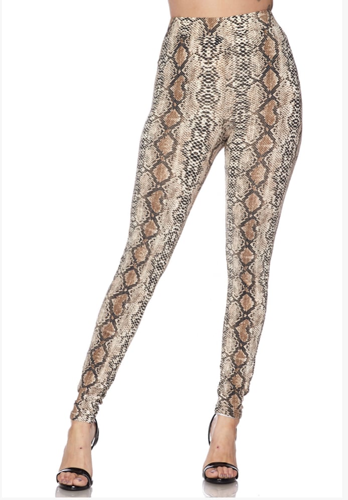 SoHo Snakeprint Leggings