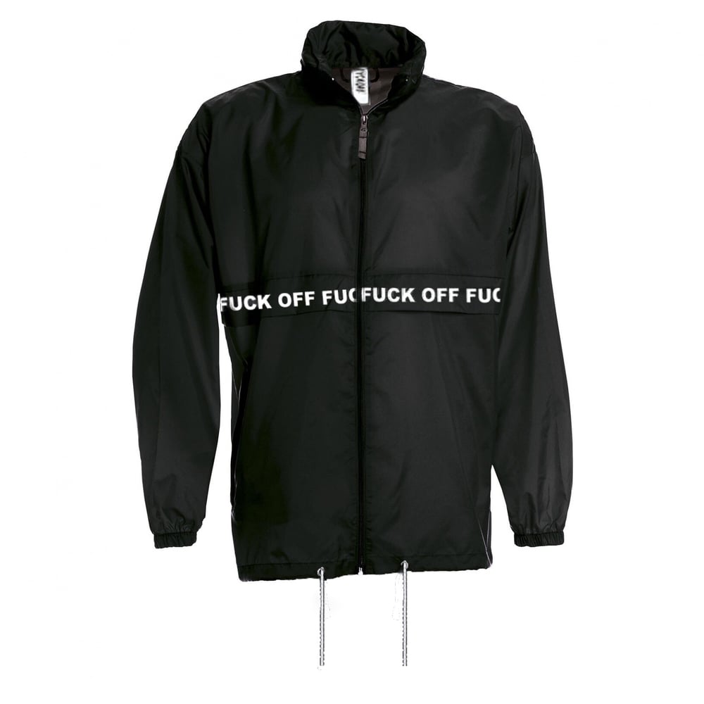 Image of FVCK OFF ‘’LOGO’’ JACKET BLACK