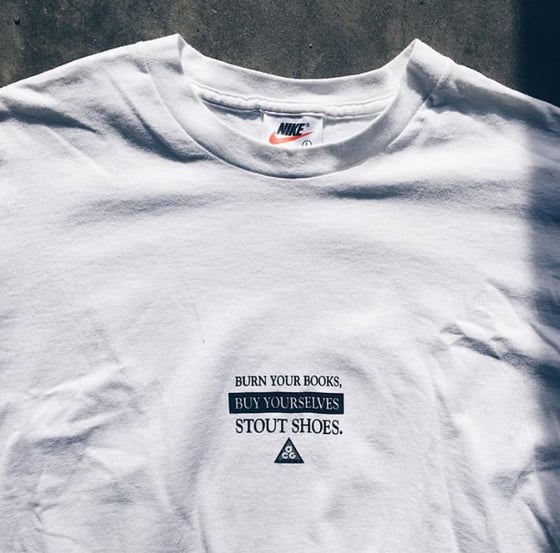 Image of Original 90’s Nike ACG Burn Your Books Tee.