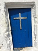 Image 1 of EKLISAKI PORTA (little church door) photo print + art card - Ayia Pelagia - Crete - GREECE 