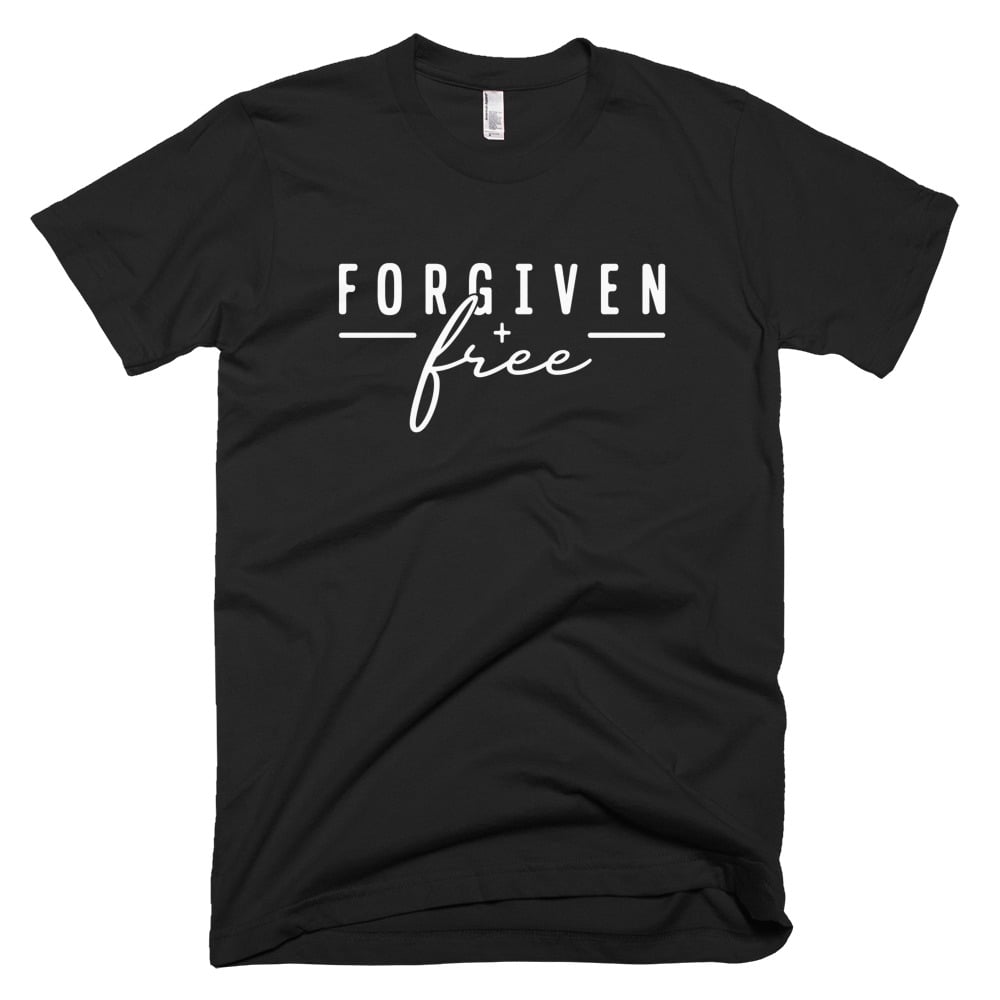 Image of "Forgiven + Free" - Men's Tee