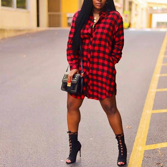Plaid Dress