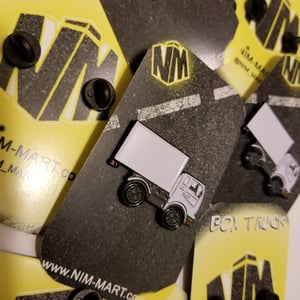 Image of BLANK BOX TRUCK ENAMEL PINS 