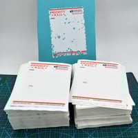 Image 3 of Free Shipping 50pcs/100pcs Big Size 4.25"x5.75" Blank Priority Mail Eggshell Stickers