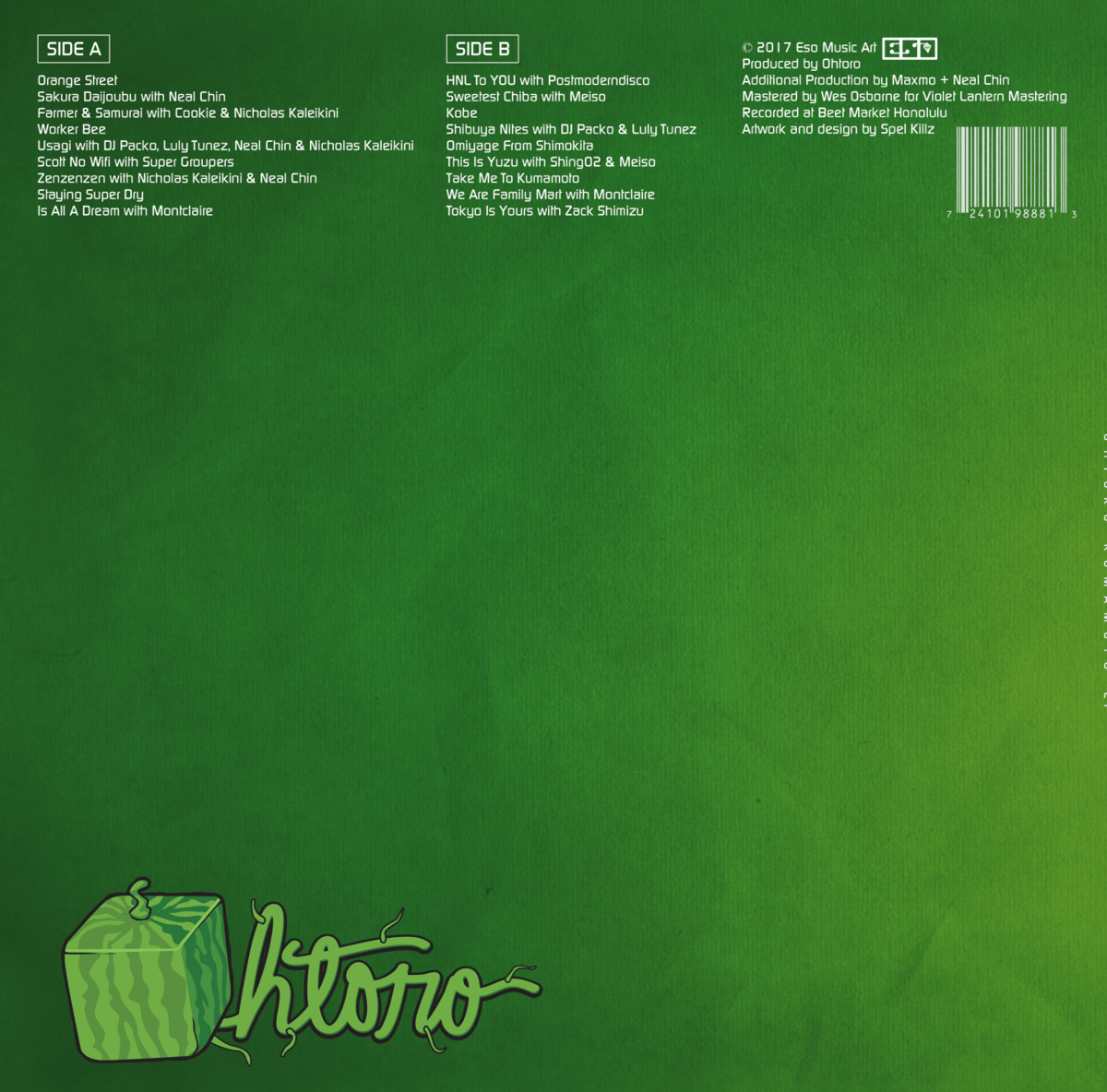 Ohtoro - Kumamoto LP vinyl | Zenbu Records