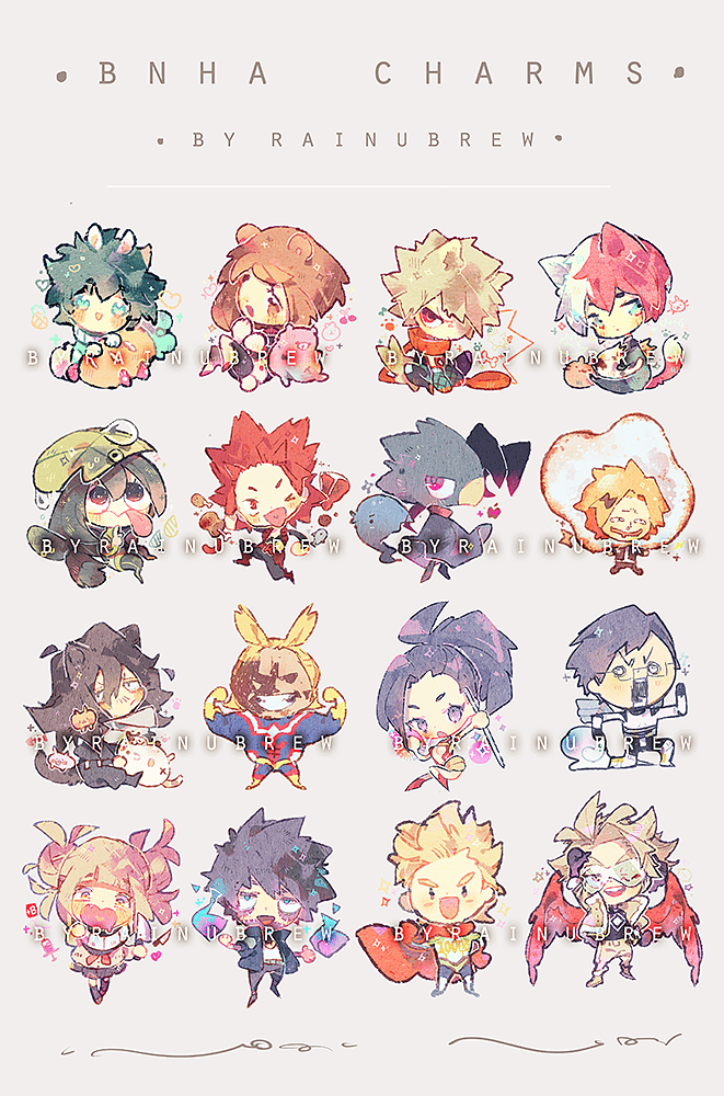 Image of BNHA | 2 inch charms