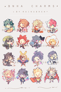 Image 1 of BNHA | 2 inch charms