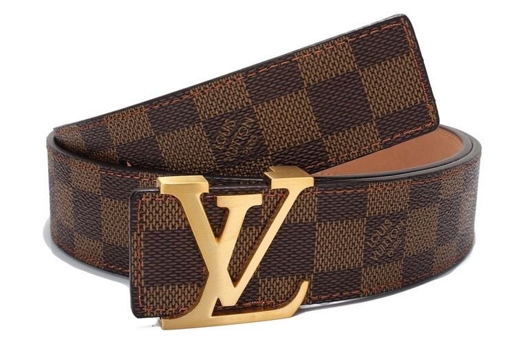 Image of Louis V Belt brown/checker