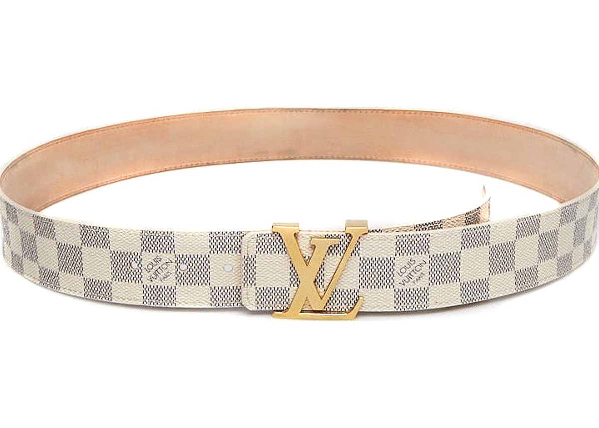 Louis V belt checker/white | Trending Topic