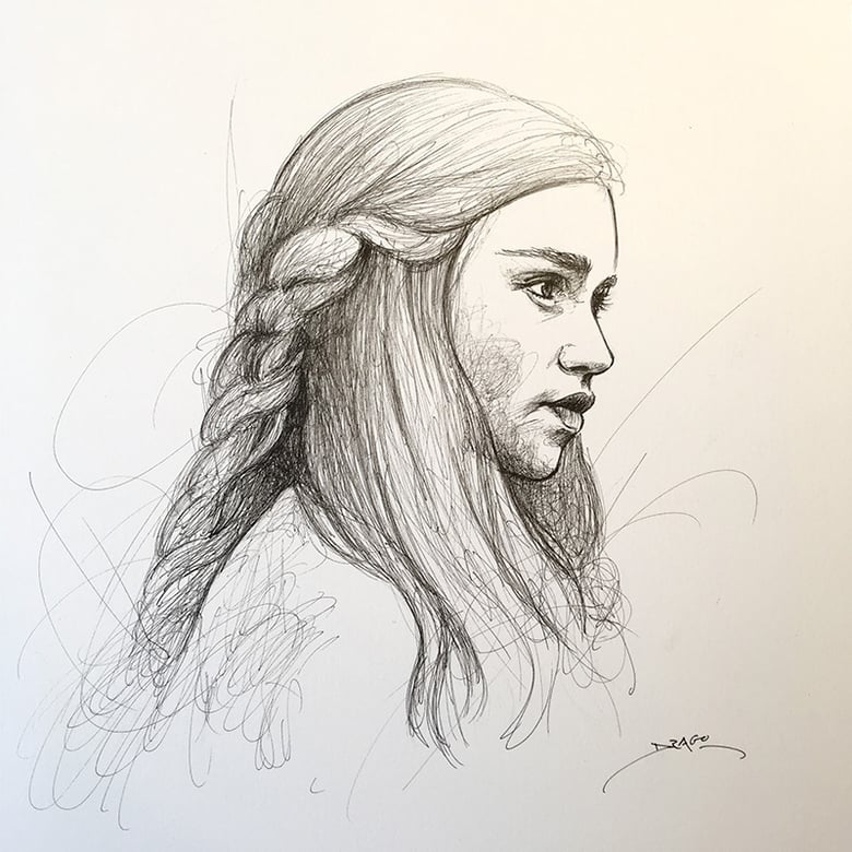 Image of Emilia Clarke Doodle