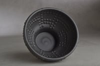 Image 5 of Shaving Bowl Made To Order Black and Blue Sheet Metal Shaving Bowl by Symmetrical Pottery