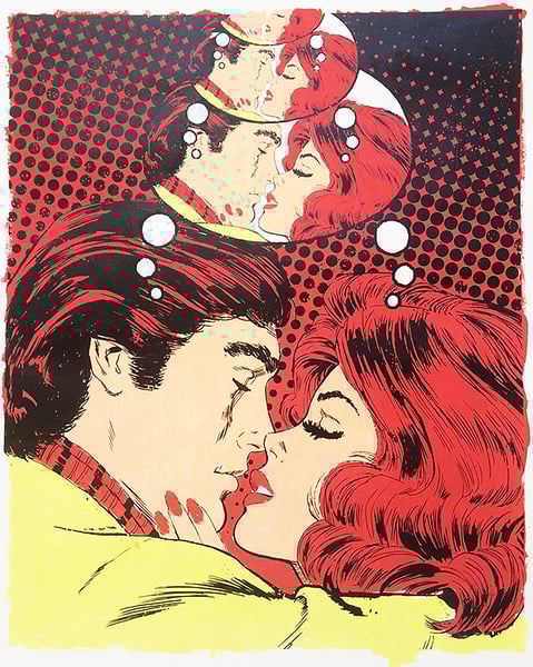 Image of Love - In The Now - Red (Original 1/1)