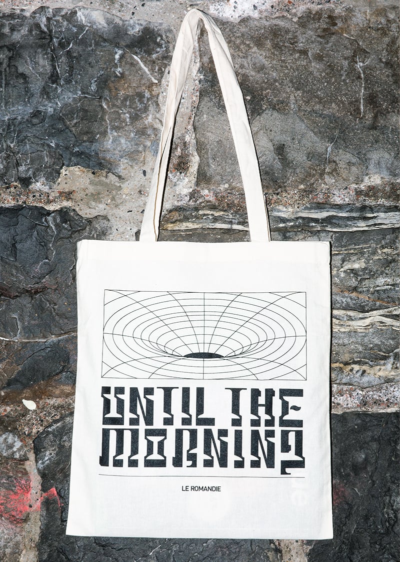 Image of Tote bag "Until the Morning" // WHITE