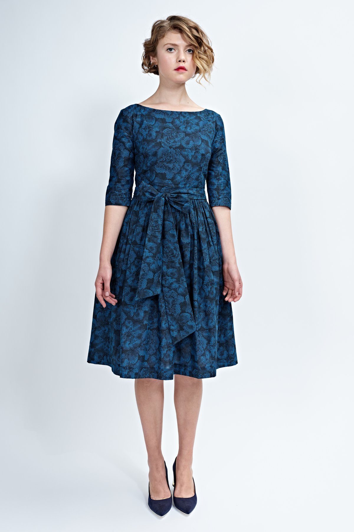 Image of Rebecca dress blue