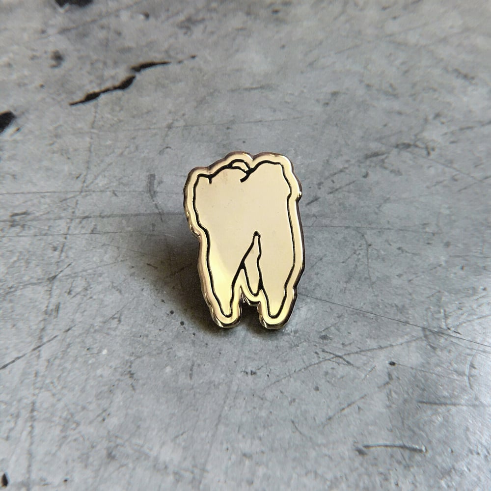 Image of Gold Tooth Pin